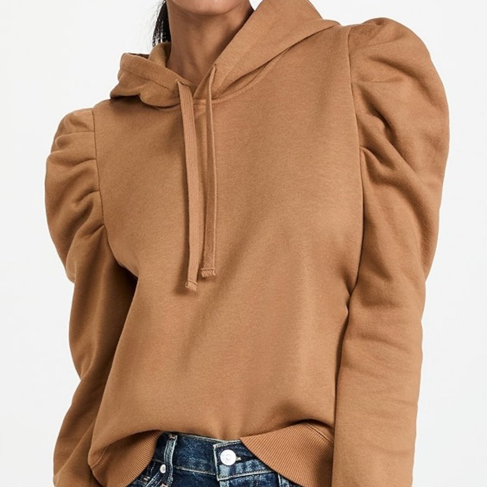 Rebecca Minkoff Janine Hoodie in Caramel SZ SM